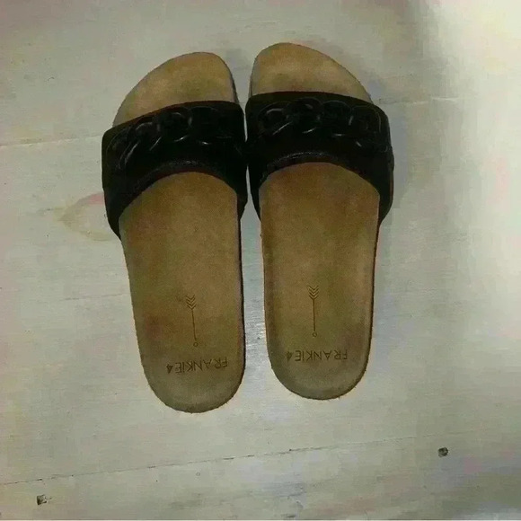 Frankie4 Quinn Slide Sandal black size 6 - Picture 7 of 12